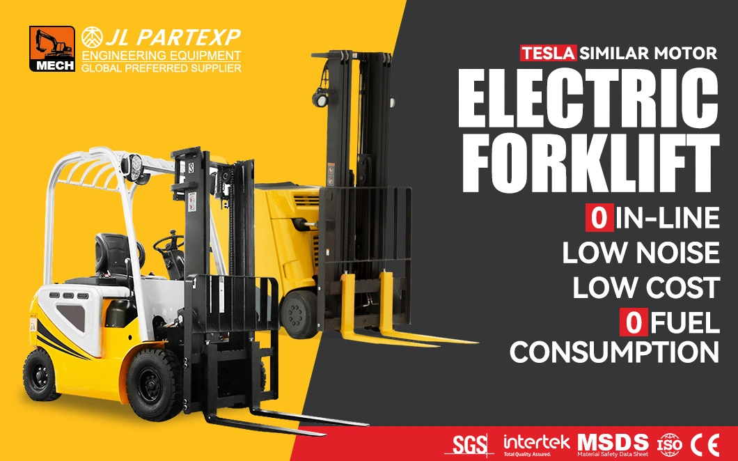 Mini Lithium/Lead Acid Battery Electric Full Hydraulic Carretilla/Montacargas/Elevadora/Forklift Truck with CE ISO Certification Factory Direct Sales